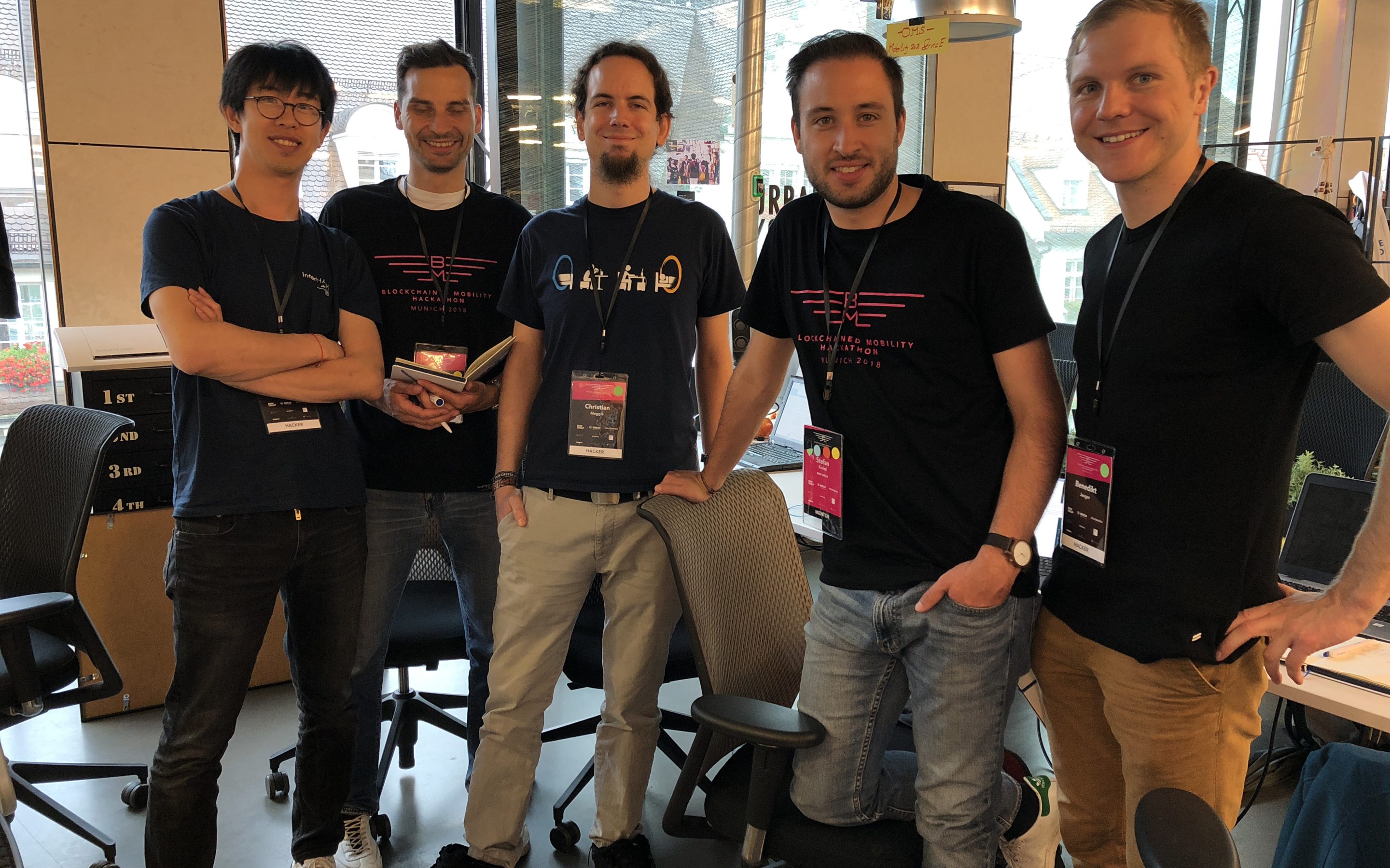 Winning Team OMS – Blockchained Mobility Hackathon