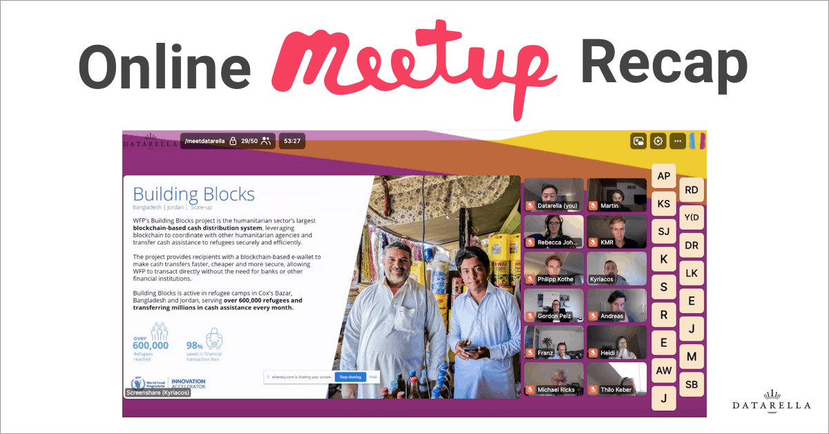 Blockchain Technology In The Aid Industry – Online Meetup Recap