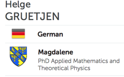 Datarella People – Helge F. Gruetjen, Boat Racer & Physicist